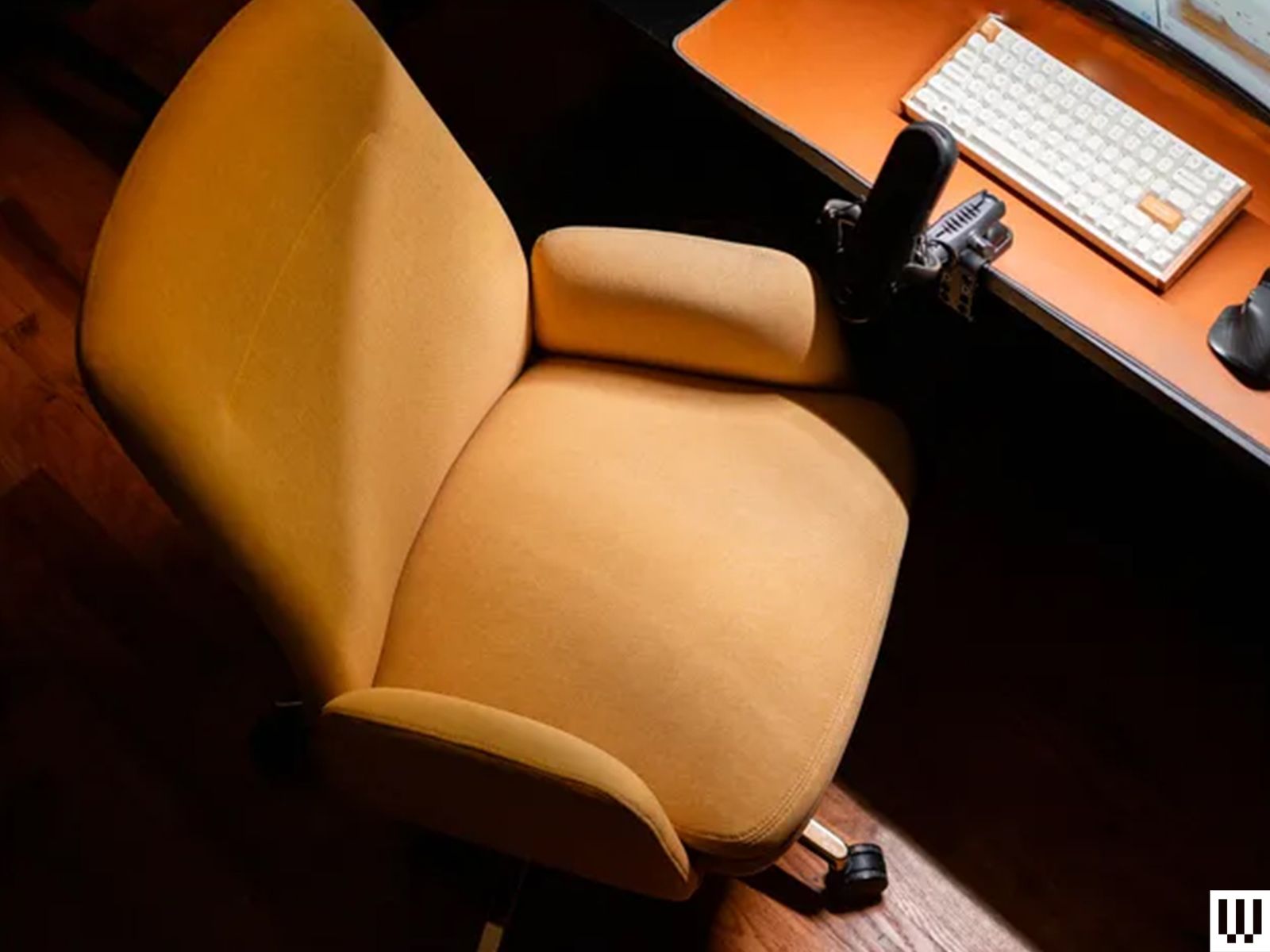 Image may contain Furniture Chair Computer Computer Hardware Computer Keyboard Electronics Hardware and Armchair